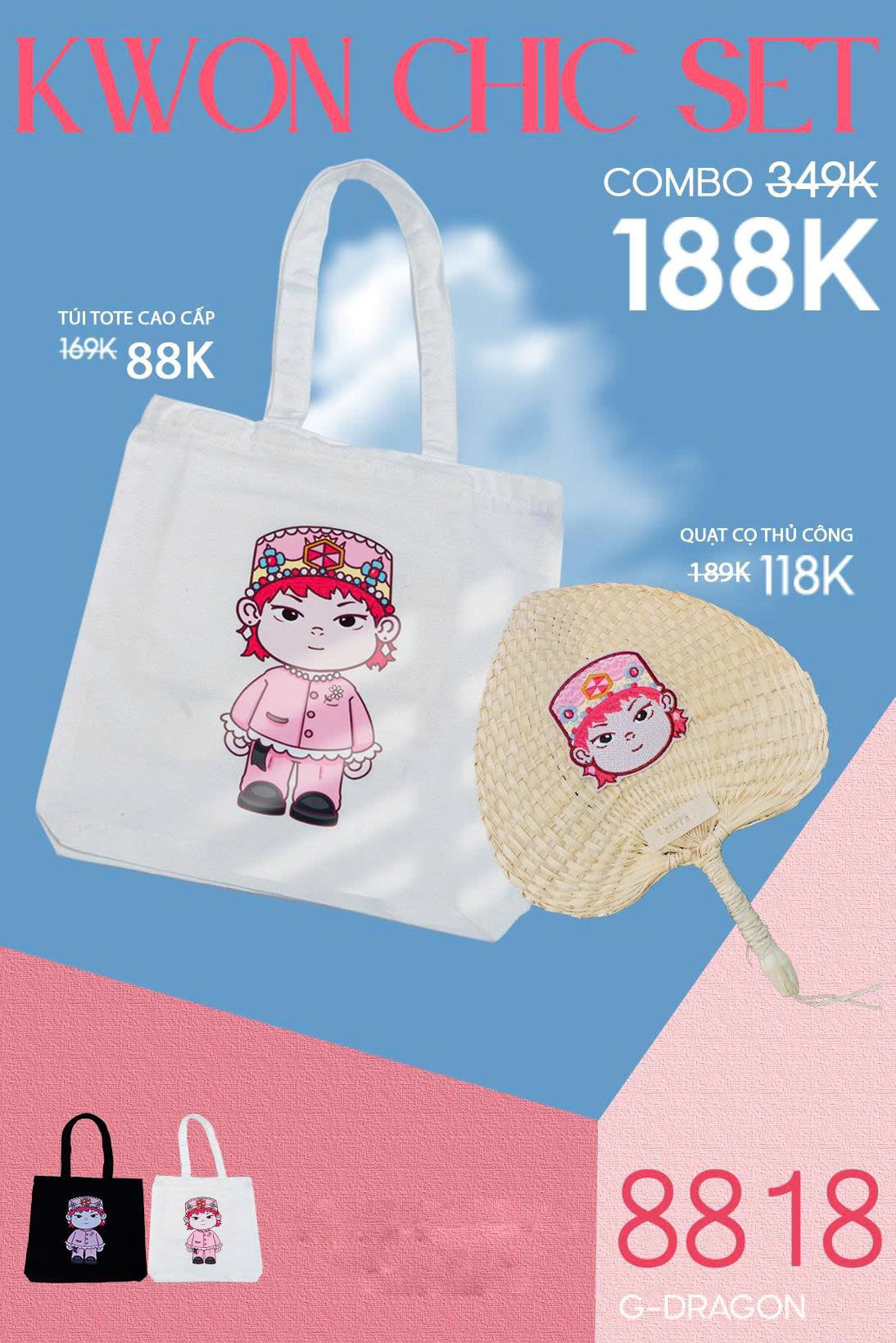 combo say hi quat tui kwon chic set 1 1