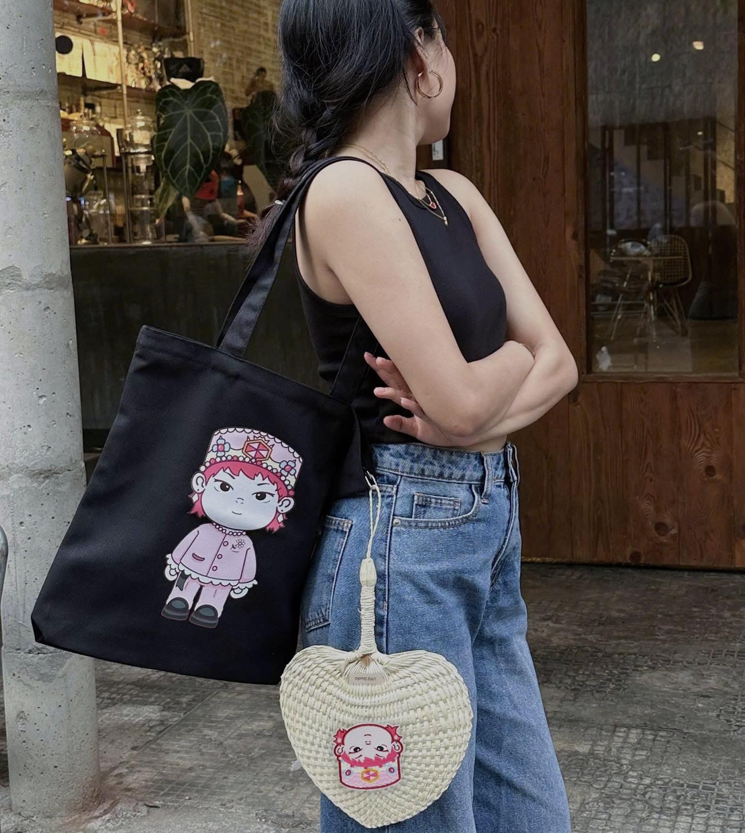 Combo “SAY HI” Quạt & túi KWON CHIC SET