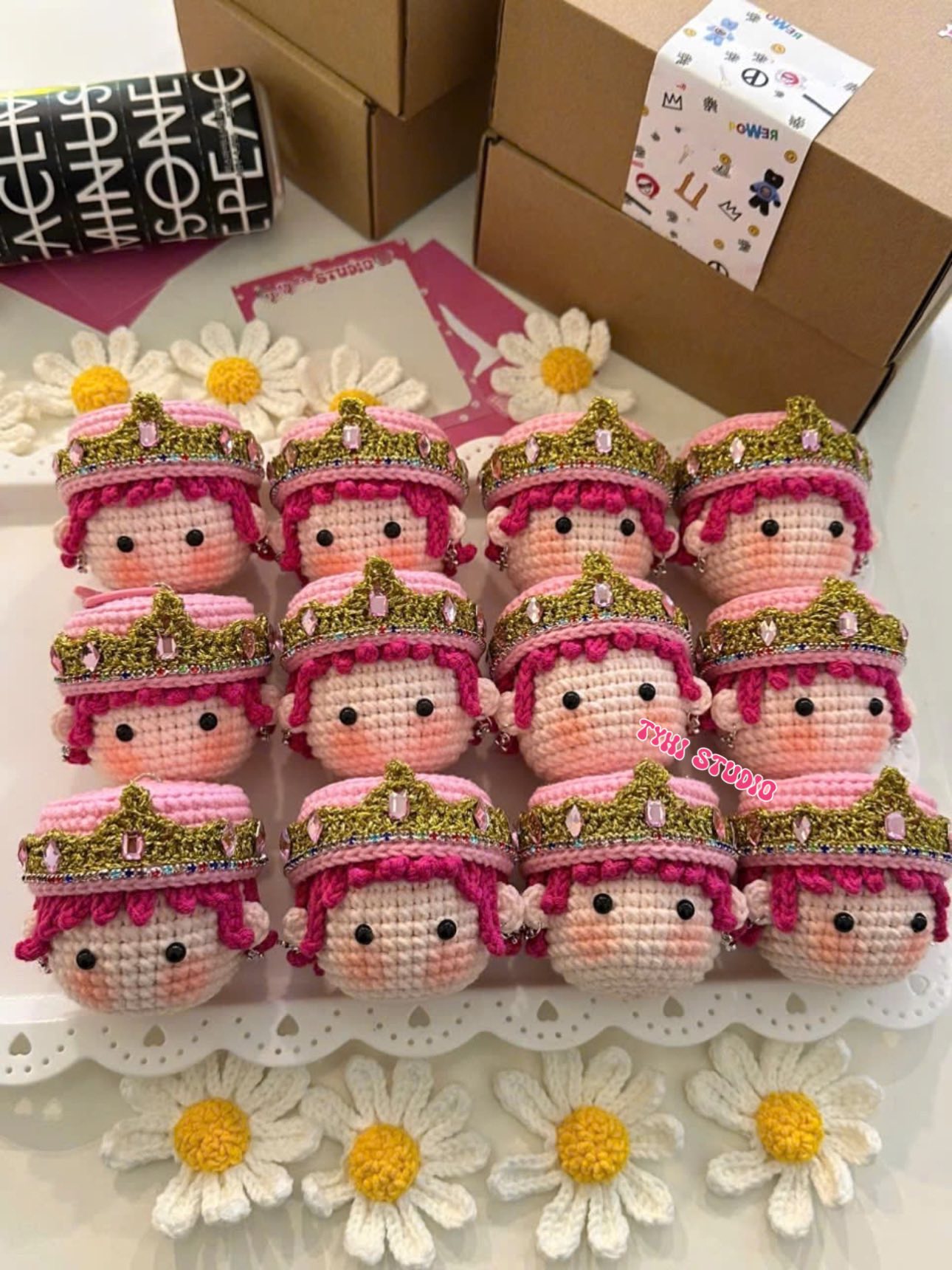 Set combo charm len GD MAMA24 hồng Set charm len GD Mama24